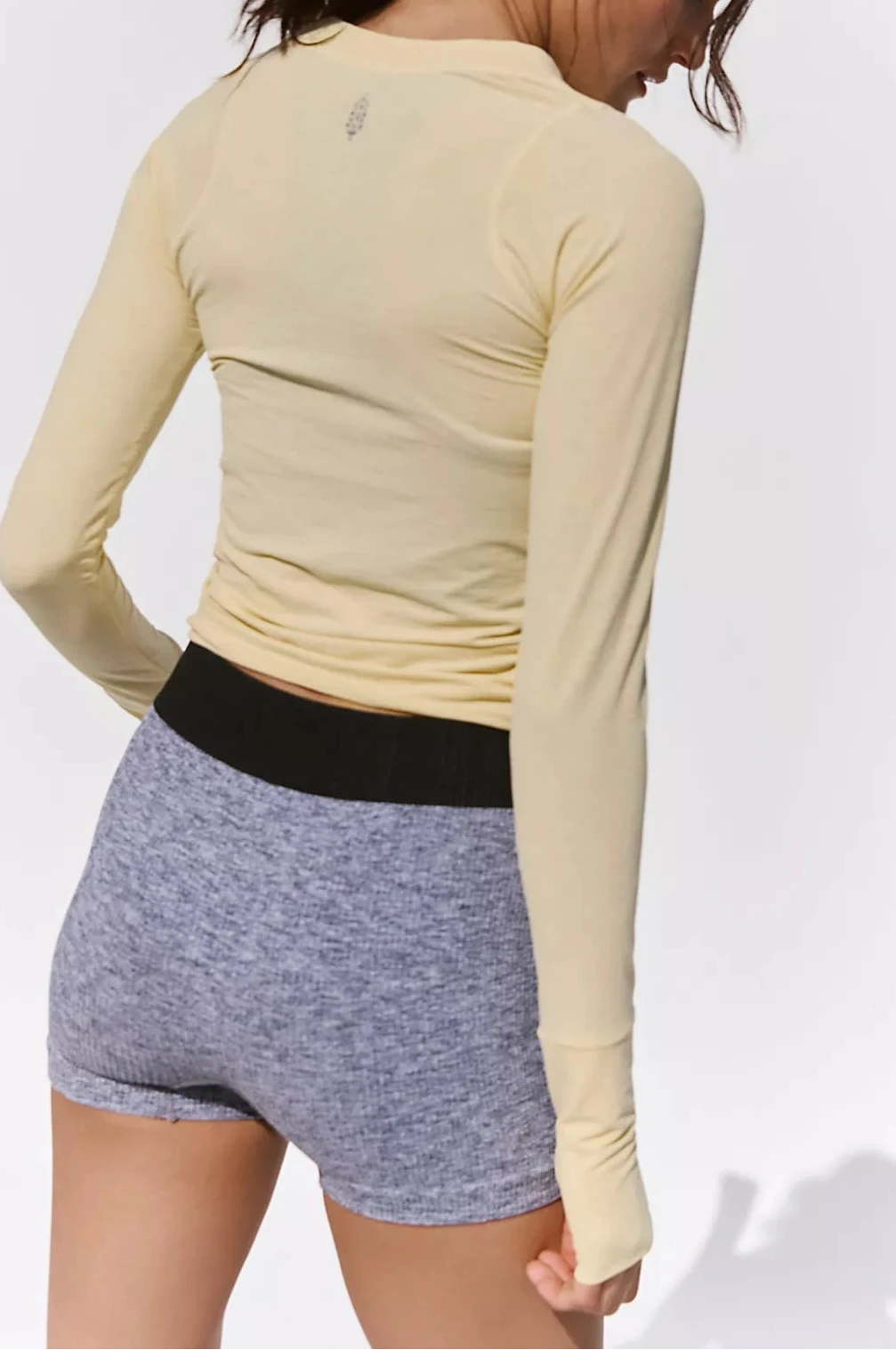 Tempo Ruched Long Sleeve -Sunlit Yellow
