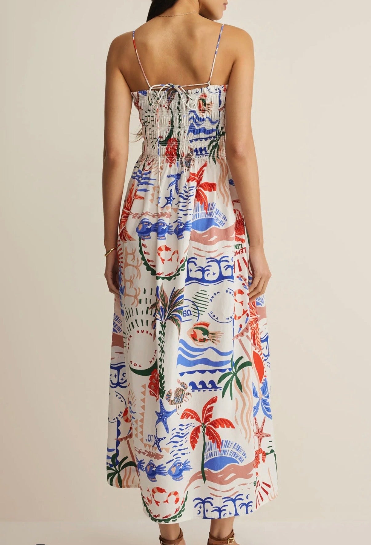 Cornelia Getaway Midi Dress Multi