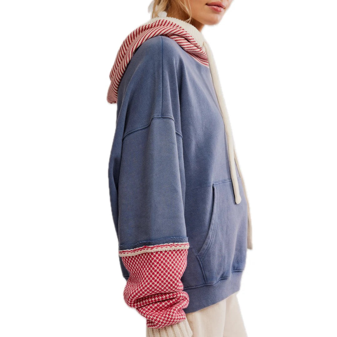 Snug Bonnet Sweatshirt - Indigo