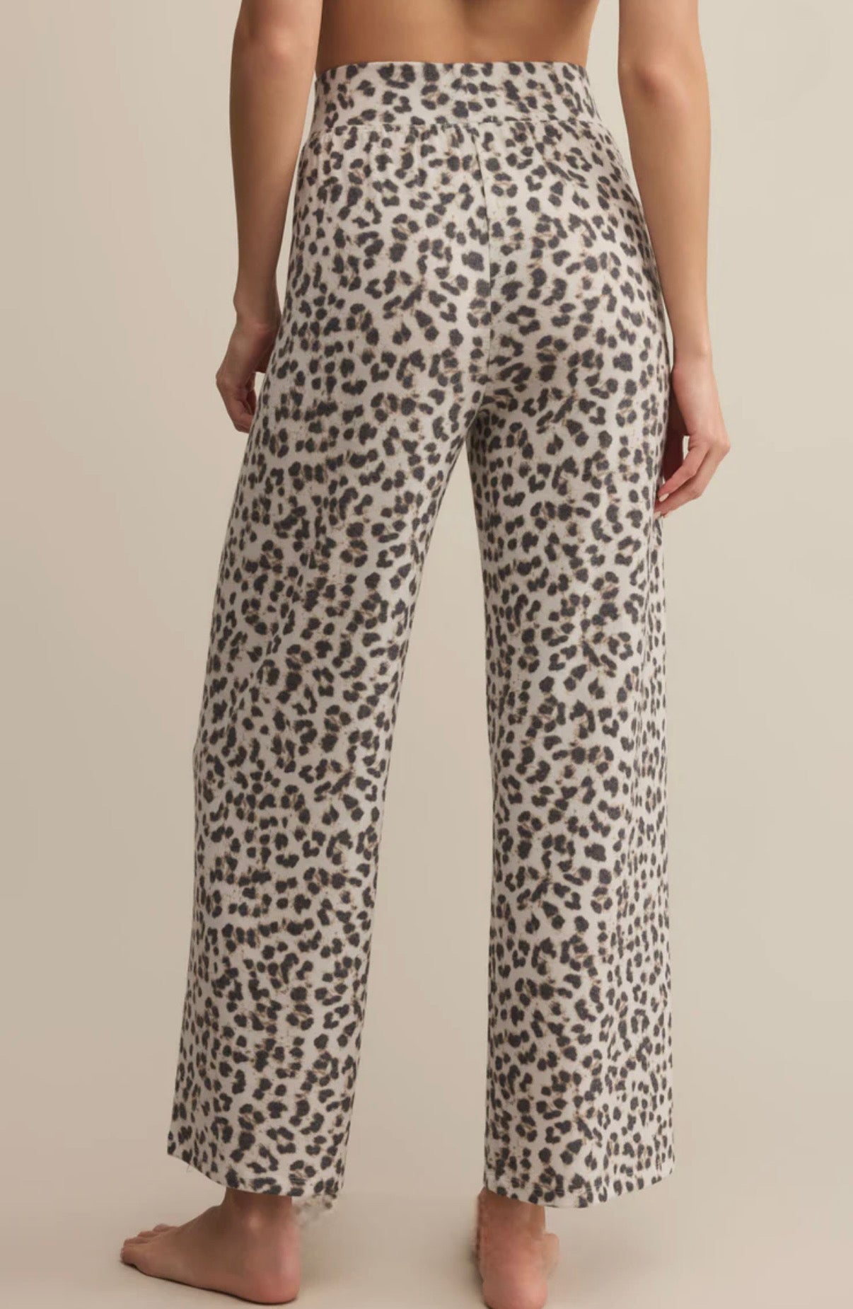 Luxe Leopard Pant - Champagne