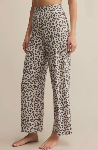 Luxe Leopard Pant - Champagne