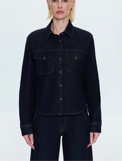 Thea Shrunken Rinse Shirt - Nightfall