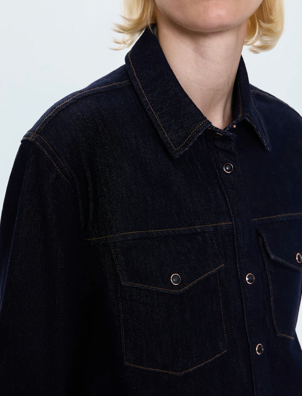 Thea Shrunken Rinse Shirt - Nightfall