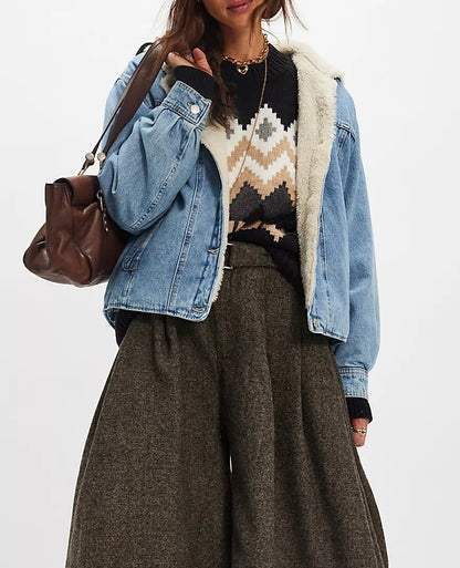 Asher Cozy Denim/Snowdrift Wash