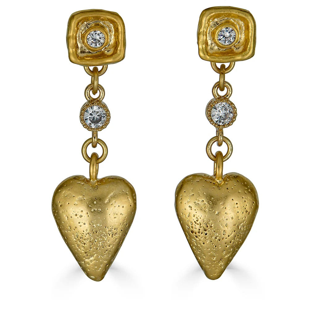 Heart Dangle Earrings