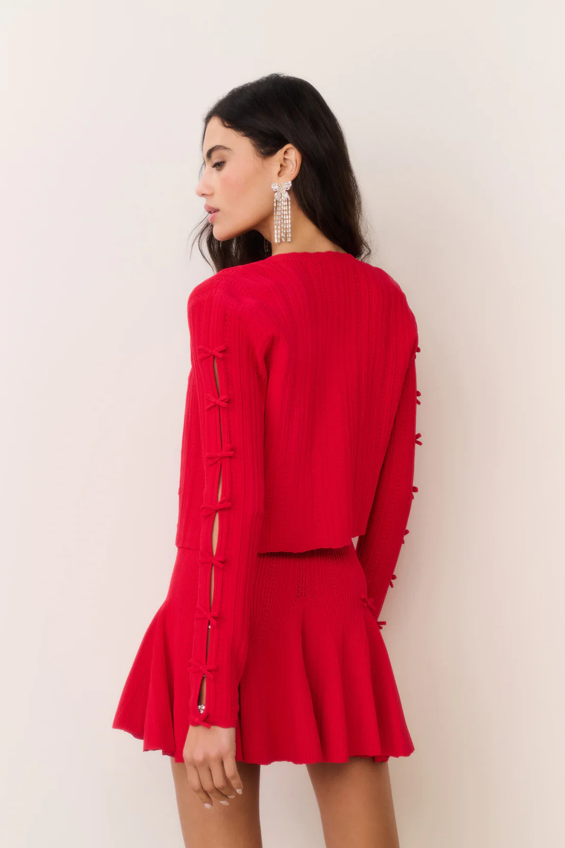 Zoriah Cardigan - Candy Apple