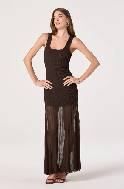 Glena Dress Brown