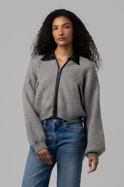 Sweater Bomber Jacket Power Play