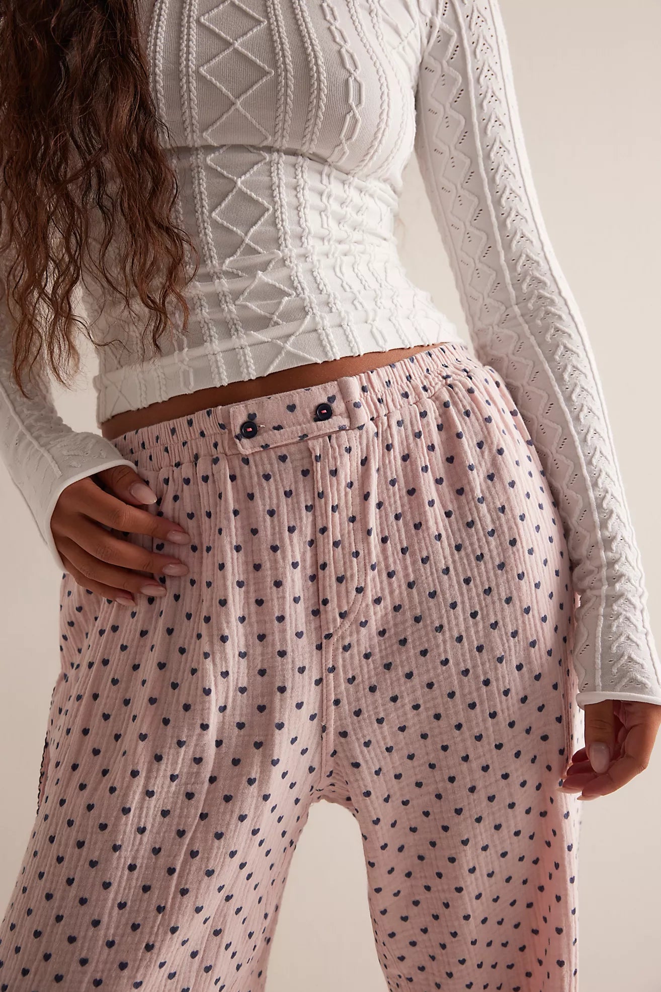 Be Mine Pant/Mauve Combo /XS