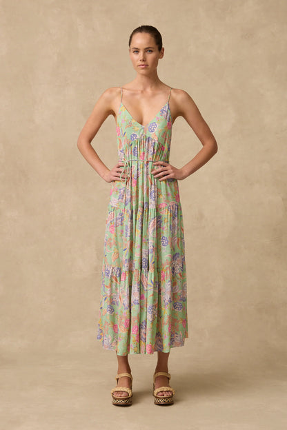 Jemma Tiered Midi Dress