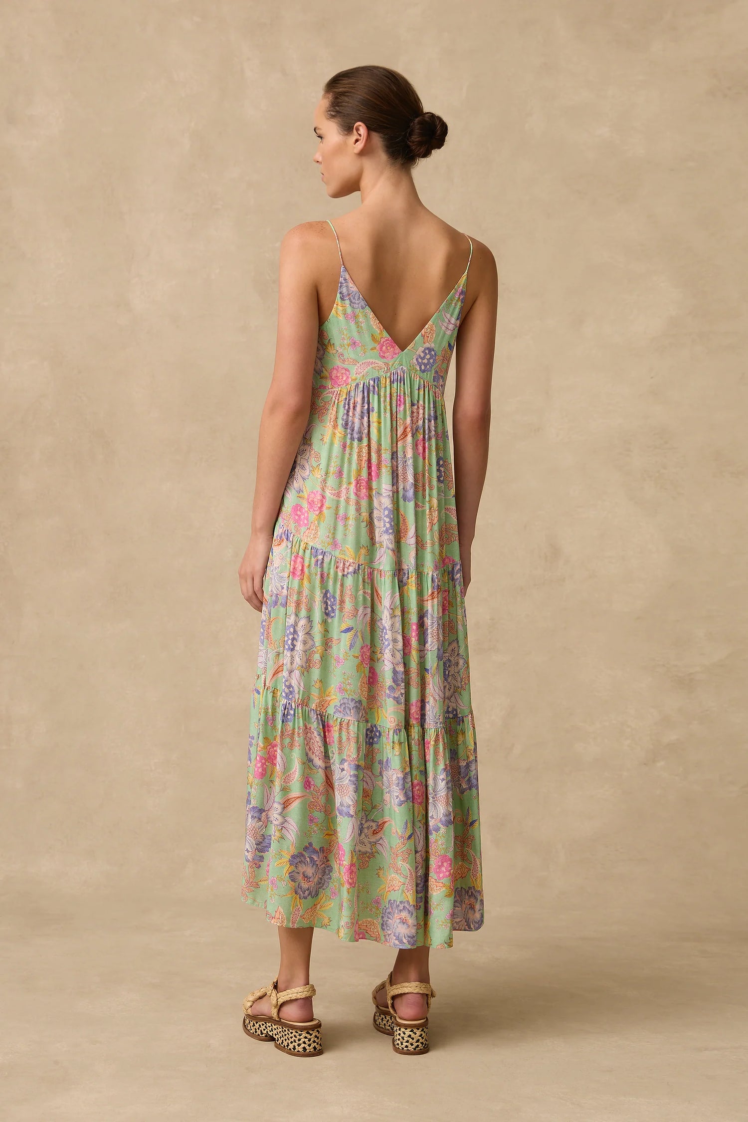Jemma Tiered Midi Dress