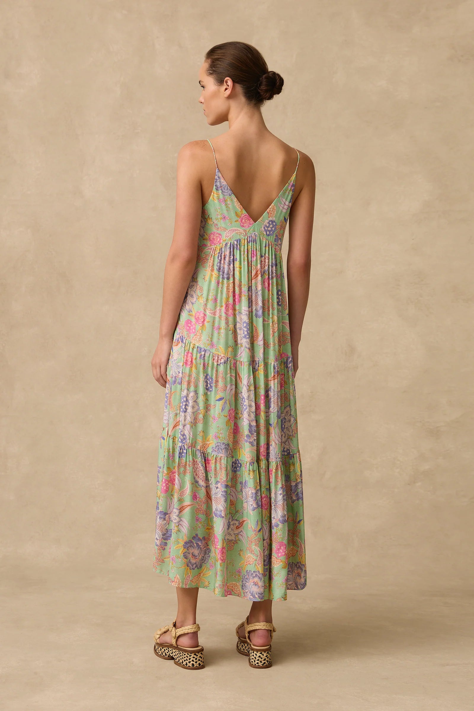 Jemma Tiered Midi Dress