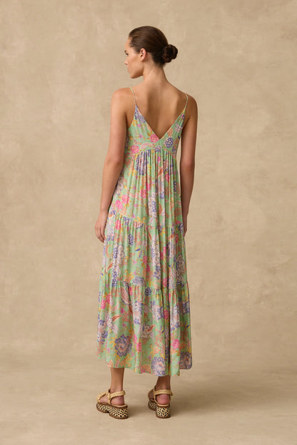 Jemma Tiered Midi Dress