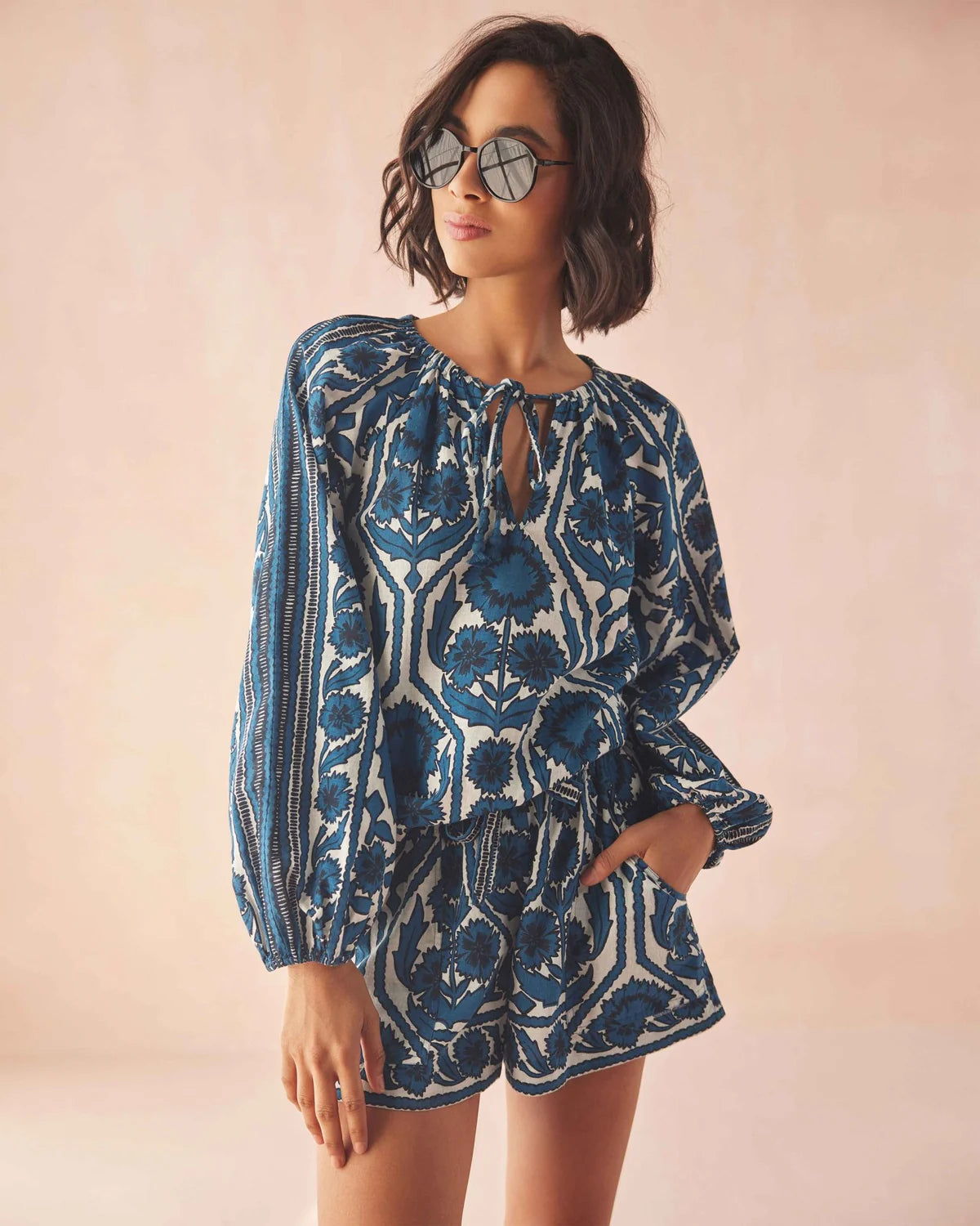 Tiya Blouse Tessa - Santorin