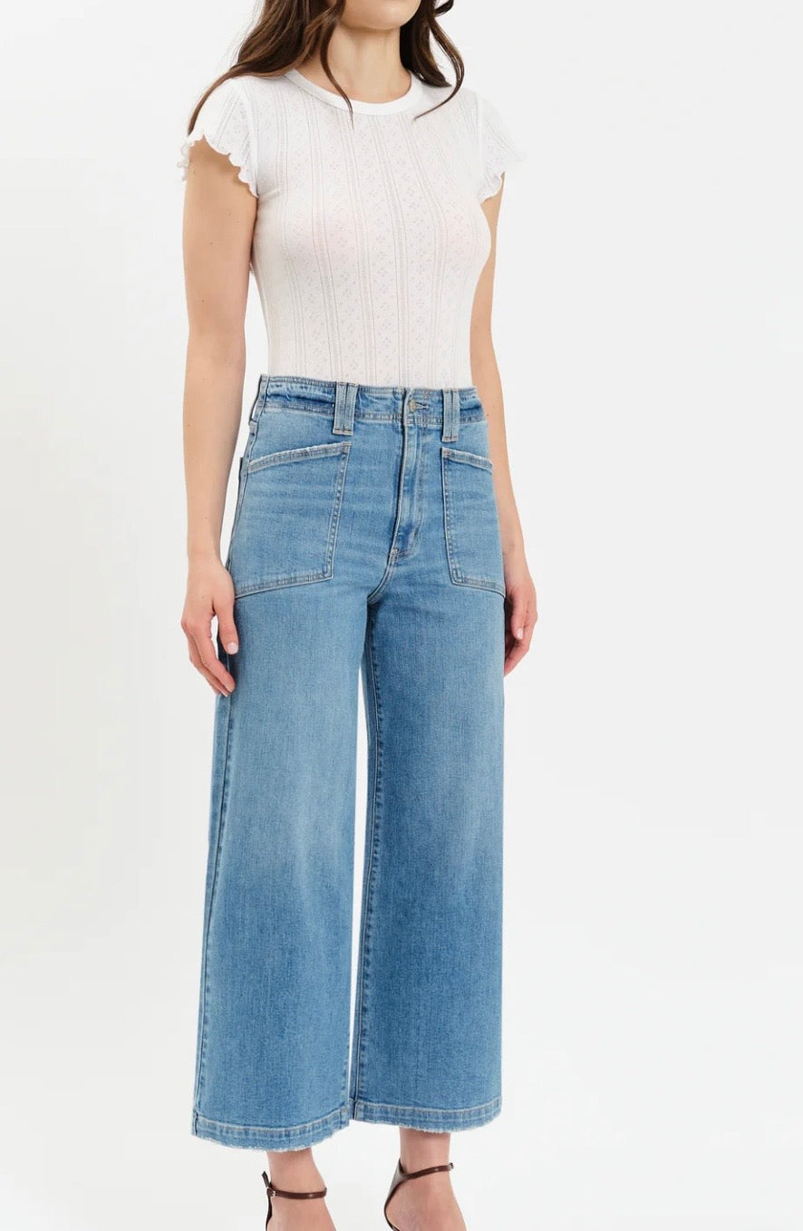 Valley Girl High Rise Patch Pocket Ankle