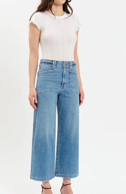 Valley Girl High Rise Patch Pocket Ankle