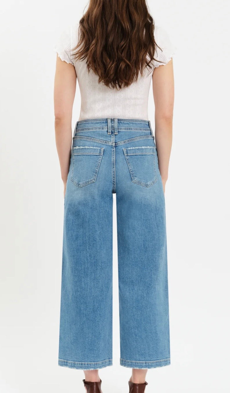 Valley Girl High Rise Patch Pocket Ankle