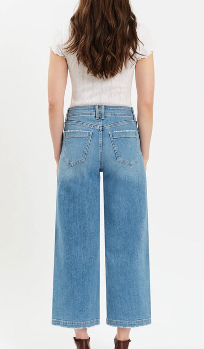 Valley Girl High Rise Patch Pocket Ankle