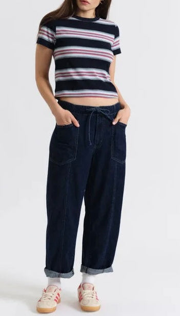 Villa Drawstring Barrel - Blue Mood