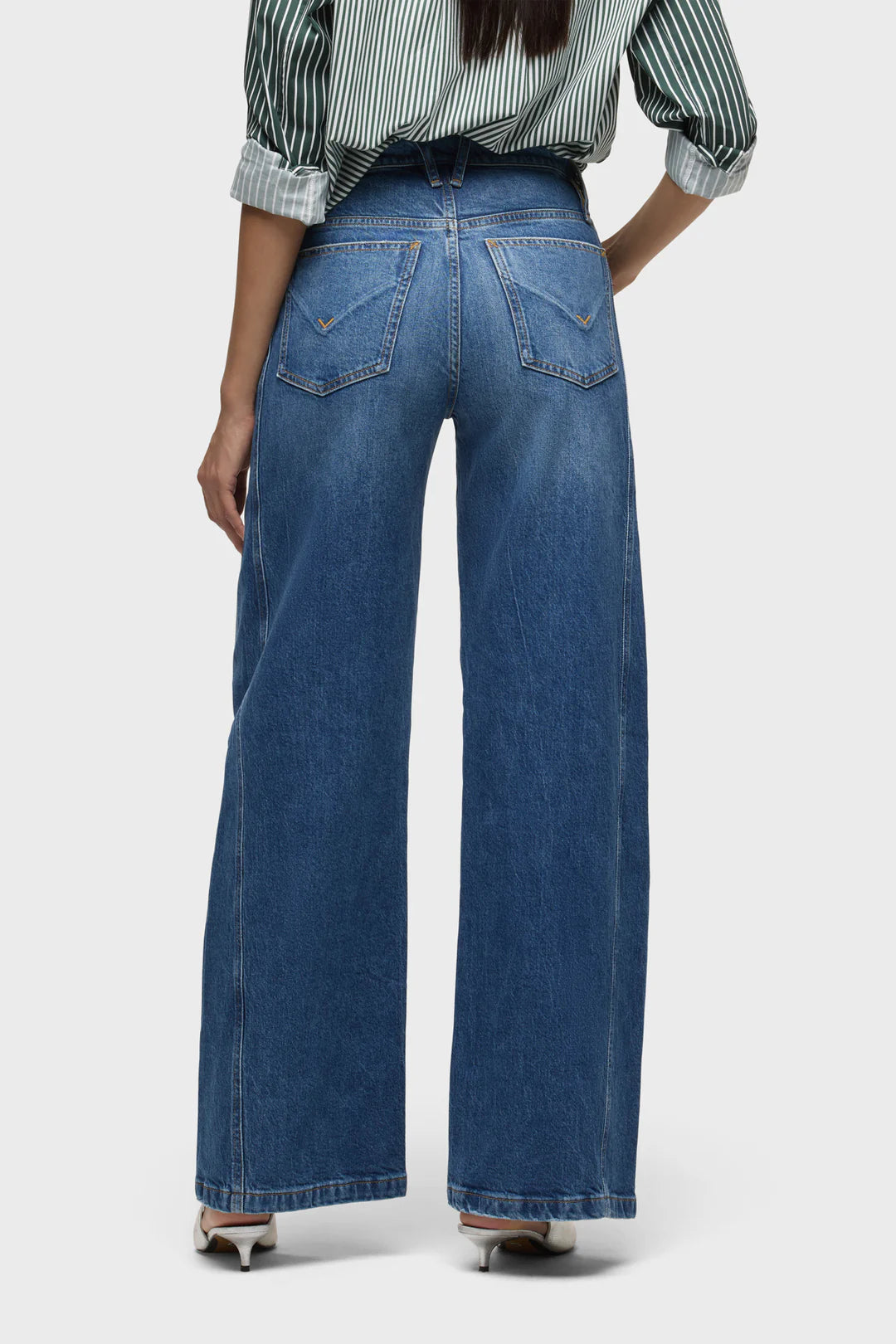 James High Rise Wide Leg with Seaming-Glee