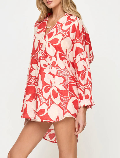 Rio Tunic - Hibiscous-xs/s