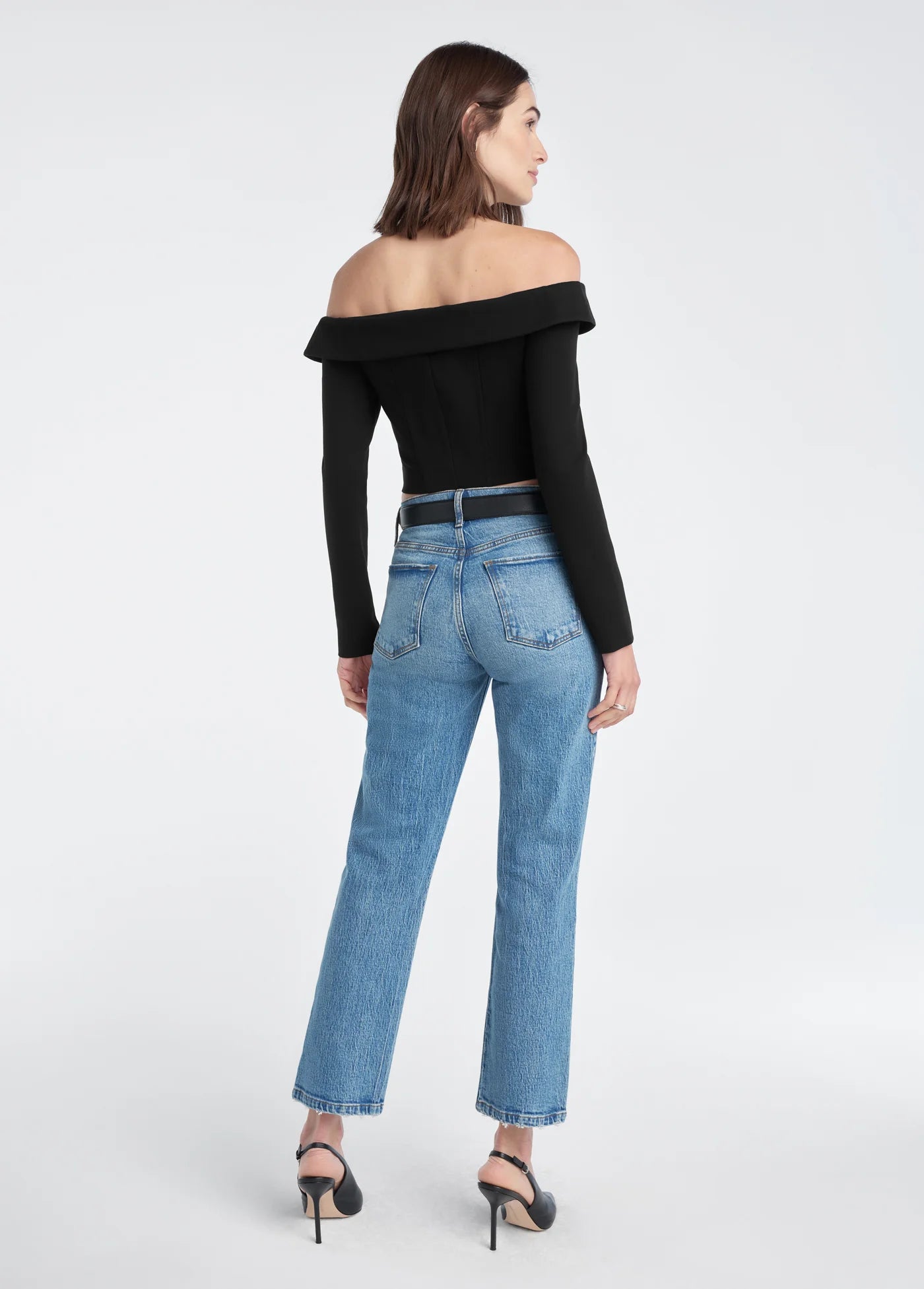 The Dot Mid Rise Straight Ankle