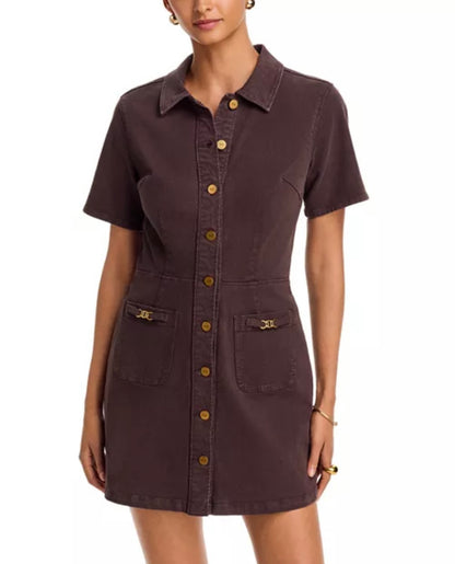Clementine Dress Rich Chocolate