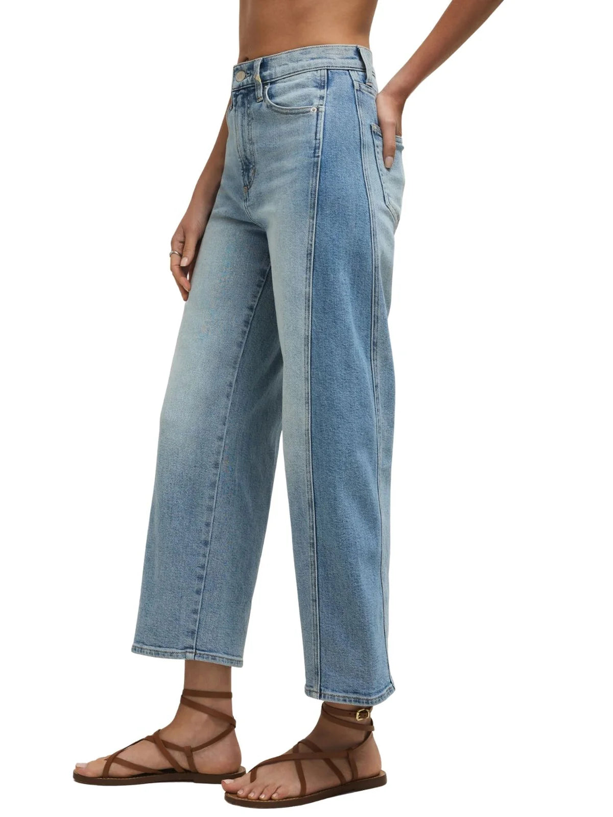 Luna High Rise Crop Bowed Utopia