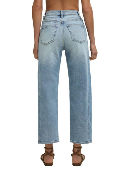 Luna High Rise Crop Bowed Utopia