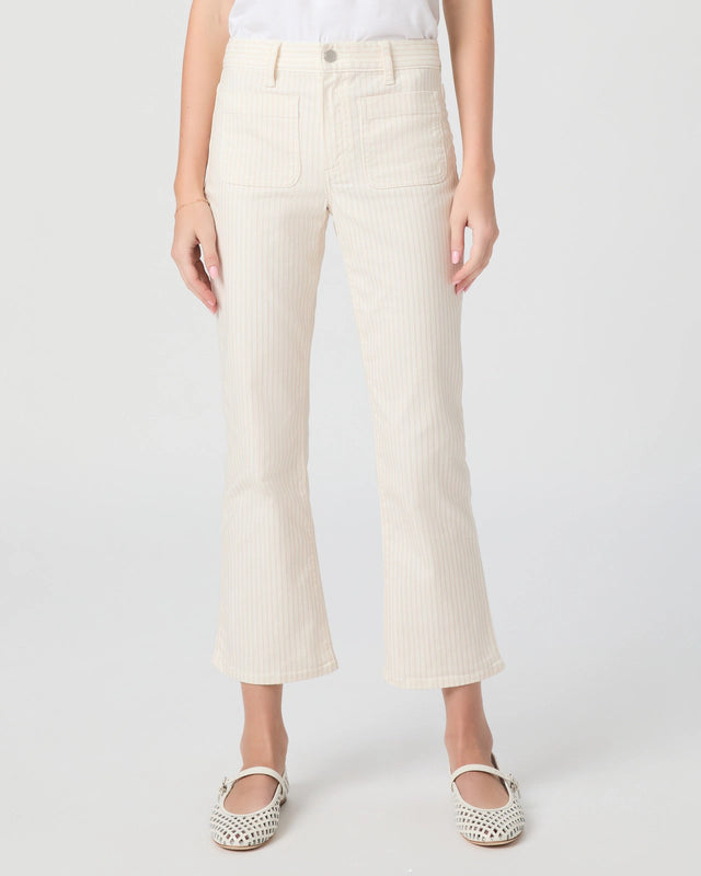 Mason Crop Boot W Rounded Patch Pocket - Tonal Stripe
