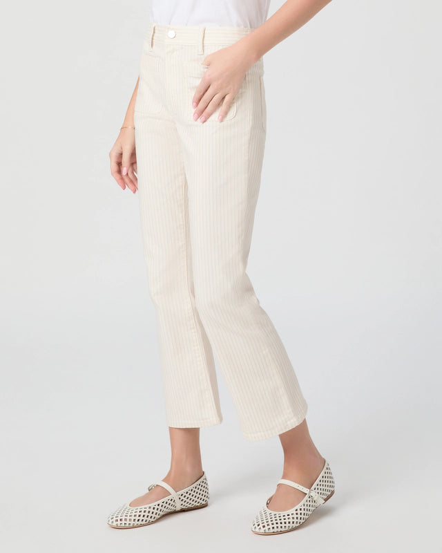 Mason Crop Boot W Rounded Patch Pocket - Tonal Stripe
