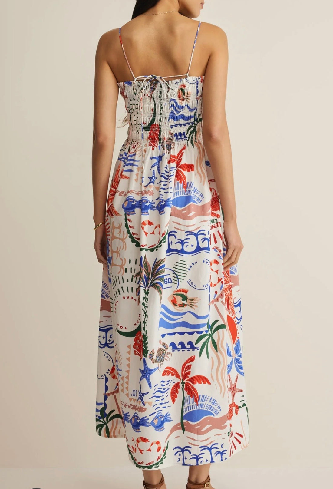 Cornelia Getaway Midi Dress Multi