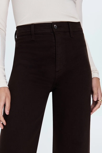 Penny High Rise Wide Leg Jean- Mocha