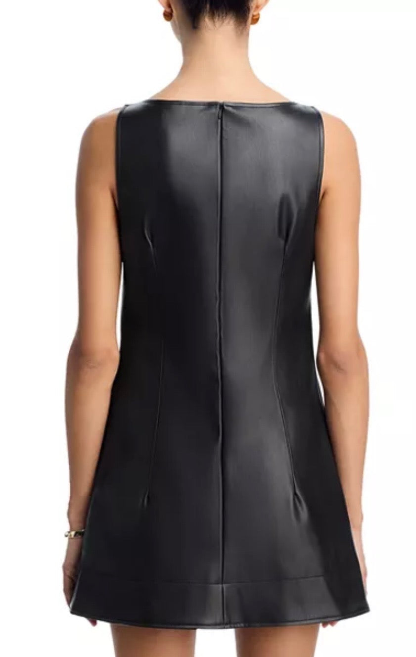 Dessa Faux Leather Dress