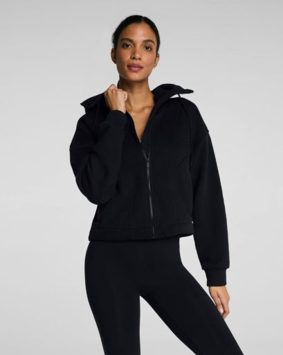 Spanx® Boostup Cotton Fleece Full Zip Hoodie